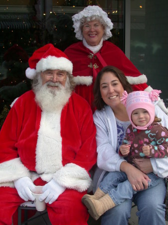 Our visit with Santa Dec. 08