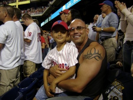 Me and JC at Phillies game