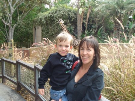 David and I at the zoo