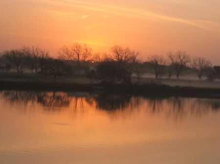 Sun Rise on the River