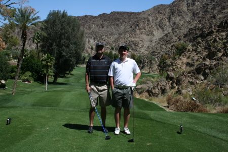 Kevin and Edward at Indian Wells Country Club