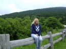 Candice at Roan Mtn. in Tennessee in July 09