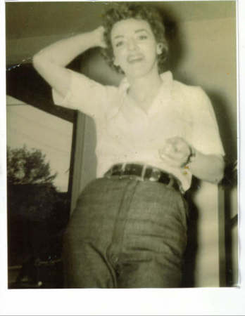 This was my Mom in the 50's; pretty hot huh?