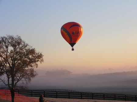 Early morning at the balloon fest last October