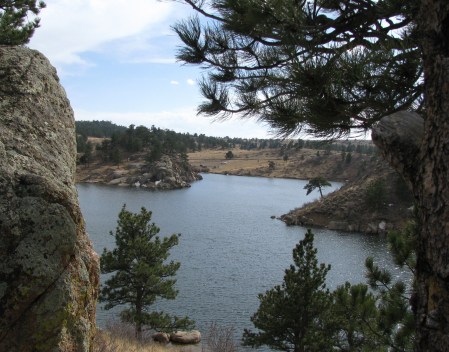 North Crow Reservoir in Wyoming