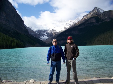 Brent & Brydon at Lake Louise