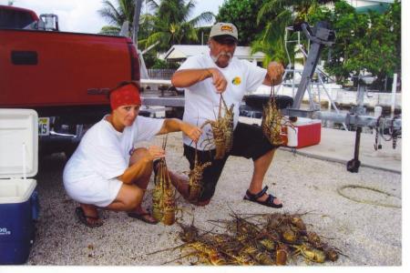 Lobstering Florida Keys