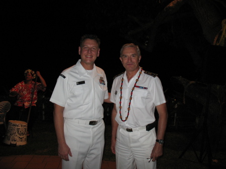me with French Navy Commander