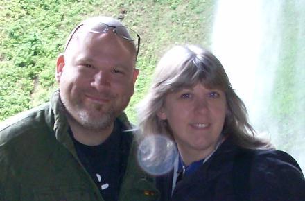 Mike and I at Silver Falls Park