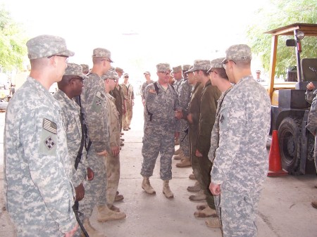 Promotion to CW2 Baghdad Iraq