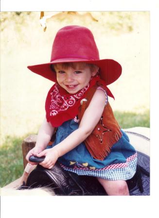 Dakota on horse