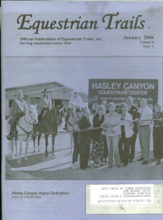 Dedication of Hasley Cyn Equestrian Center