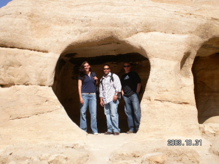 Friends in Petra, Jordan