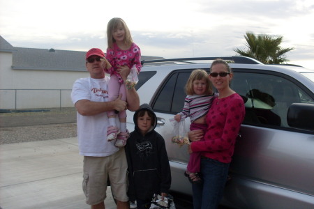 Rick and family, Feb 2009 AZ