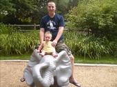Casey with Leah at the zoo.