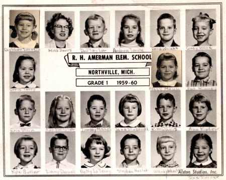 Miss Sours 1st grade class 1959-60