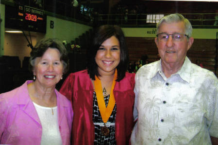 Granddaughter Alyssa, Paul and Carole