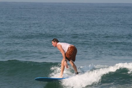 Surfing in Del Mar