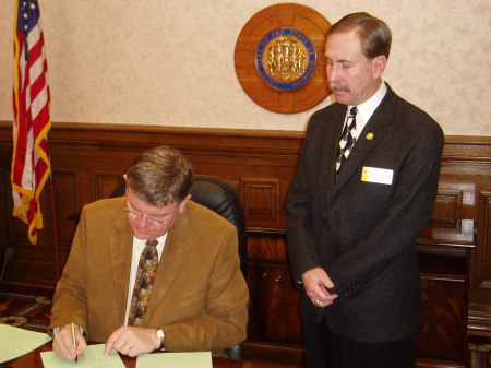 Governor signing bill