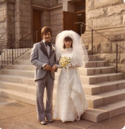 My wedding in 1973