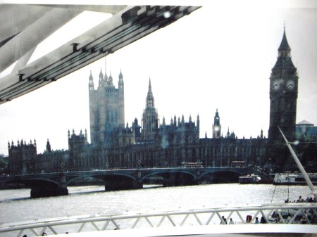 Big Ben taken from under the London Eye