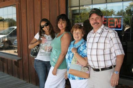 My Sweet Mom, Sis Susie, Niece Jazz, & I.