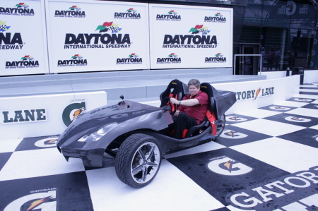 Frank at Daytona Speedway