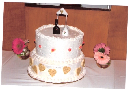 Our wedding cake:  11/5/2005