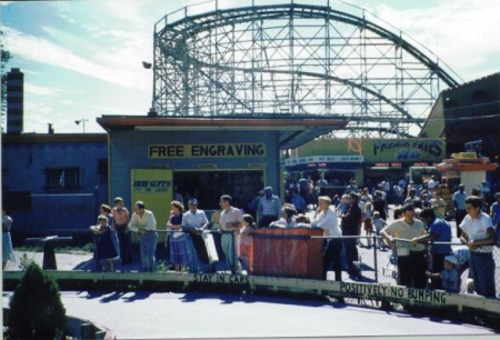 Roller Coaster at Edgewater Park