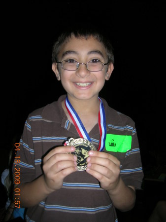 1st Place winner at the Regional Science Fair!