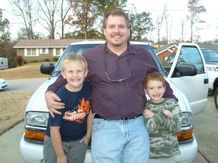 Our oldest son, Shane and sons, Cory & Conner
