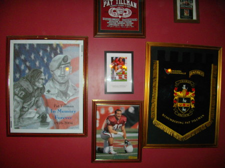 PAT TILLMEN MENORIAL USO BARGAM AFGHANISTAN