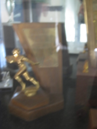 1960 Trophy in the case at the Old MHS