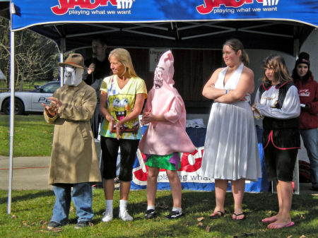 Costume Contest before the plunge in Sammamish