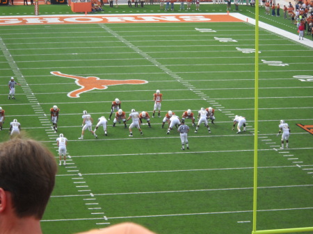 First time at UT game in Austin