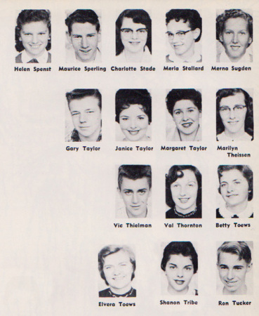 1958 Yearbook Photos Page 8a