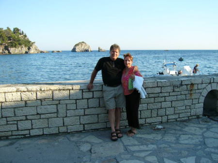 sunset in Parga