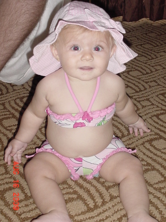 Little Emma at 7 mos - My 4th