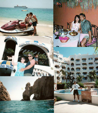 Our honeymoon in ol Cabo.