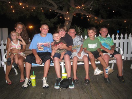 Pic of 8 of my 10 Grandkids!