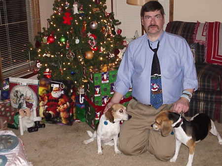 Mike,Cindy and Caitlyn Christmas  2007