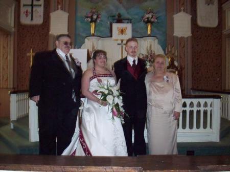 our oldest sons wedding May 10, 2008