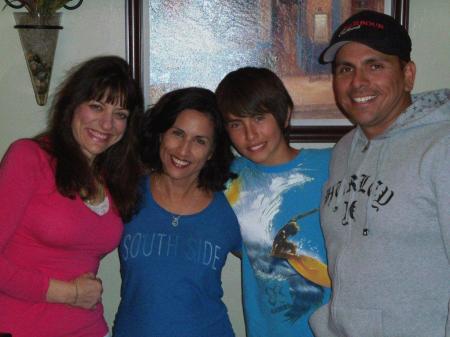Lynne Gabler, me, my son and husband