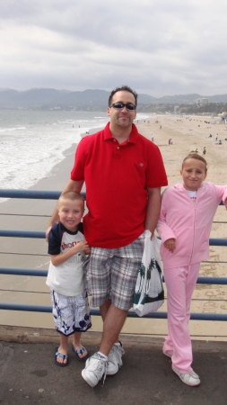 Daddy & his beautiful babies in Santa Monica