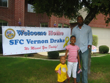 Vernon comes home from Iraq for the 2nd time