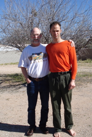 Stu with son Chad.