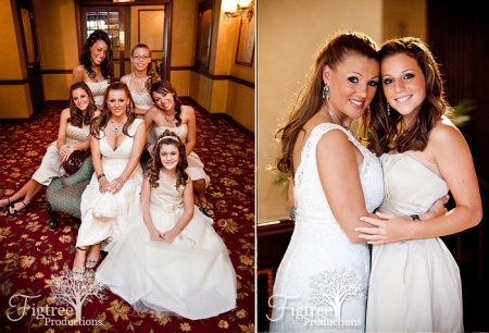 The Bridal party and My Maid of Honor!