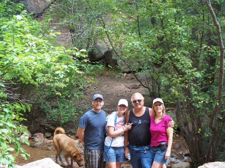 with family in Colorado Springs