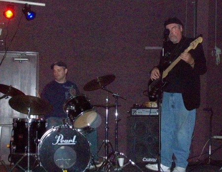 Myself on bass, and Mark on drums