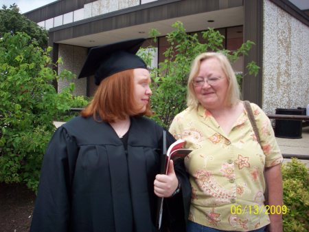 Me & Elizabeth after graduation....